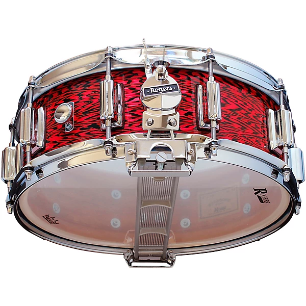Rogers Dyna Sonic Snare Drum with Beavertail Lugs 14 x 5 in. Red Onyx