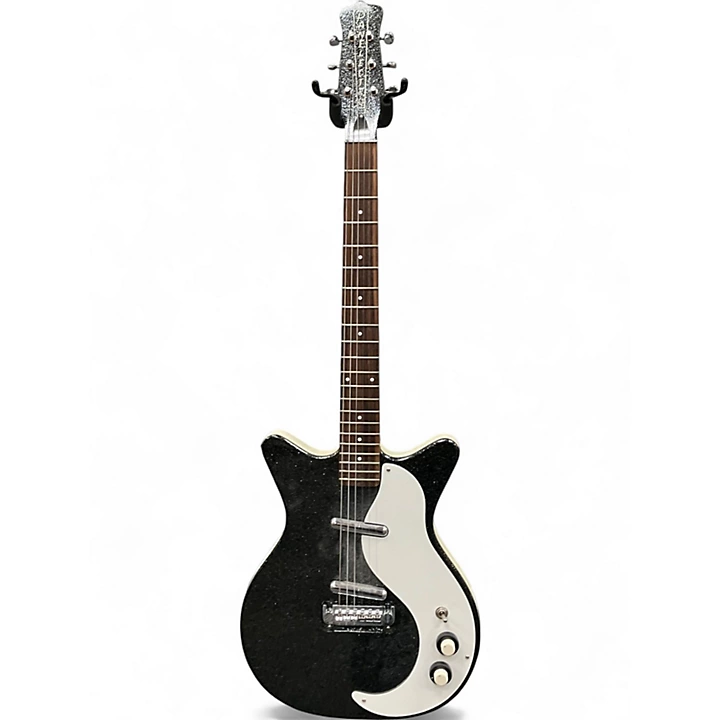 Danelectro Used Danelectro dc59 nos black sparkle Solid Body Electric Guitar.gc