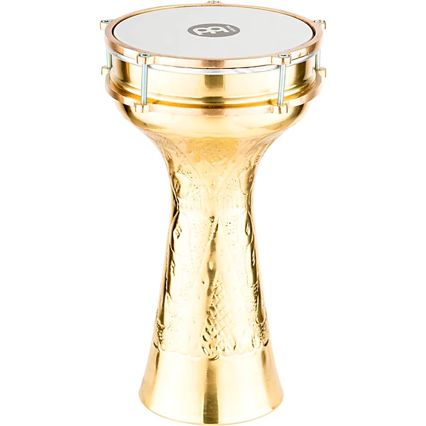 MEINL HE 215 Brass Plated and Hand Hammered Copper Darbuka