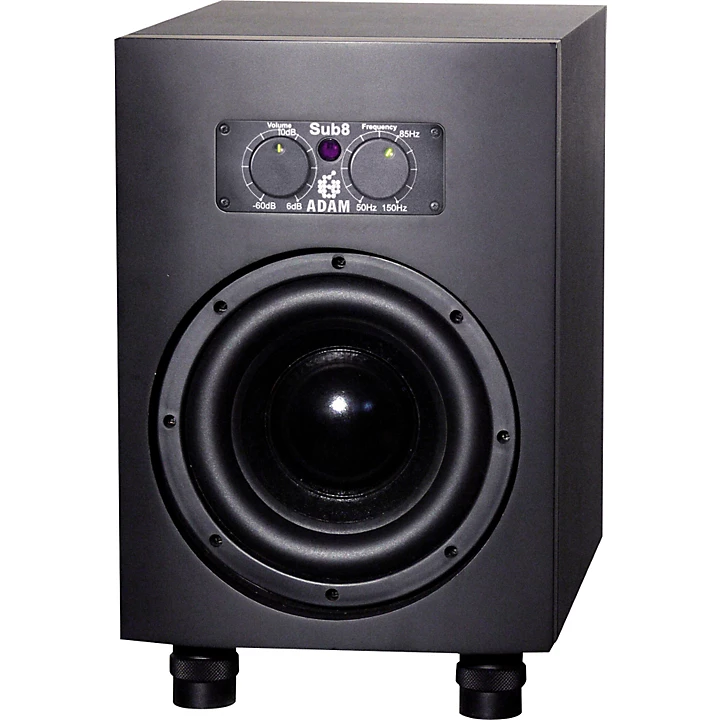 ADAM Audio Sub8 Powered Studio Subwoofer Level 1 Black 605051004001000.gc