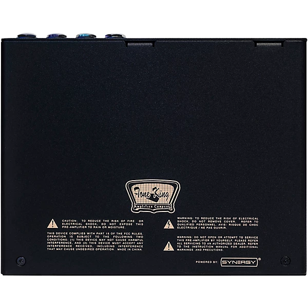 Imperial Preamp Effects Pedal Cream and Black