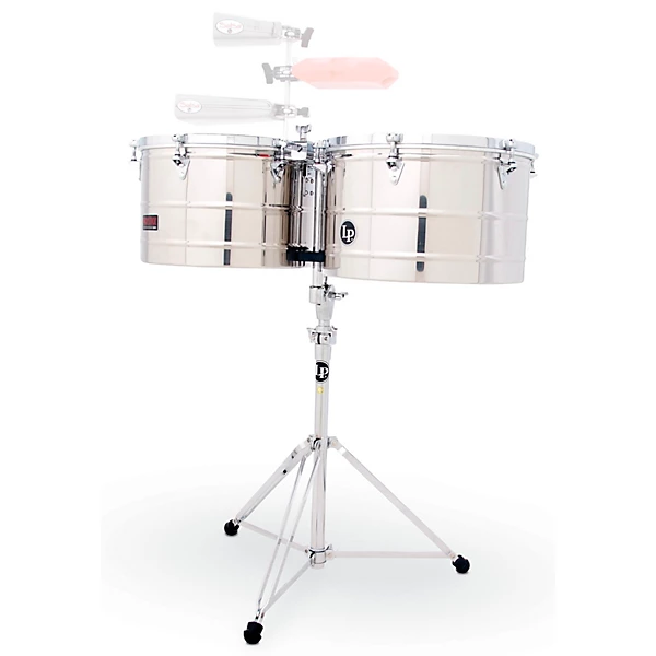 LP LP1516 S Prestige Stainless Steel Thunder Timbales 15 and 16 in.