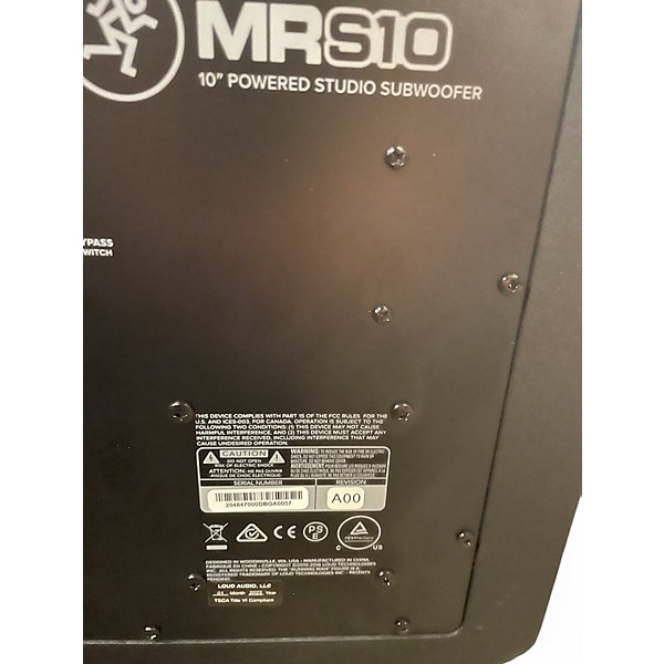 Mackie Used Mackie MRS10 Subwoofer