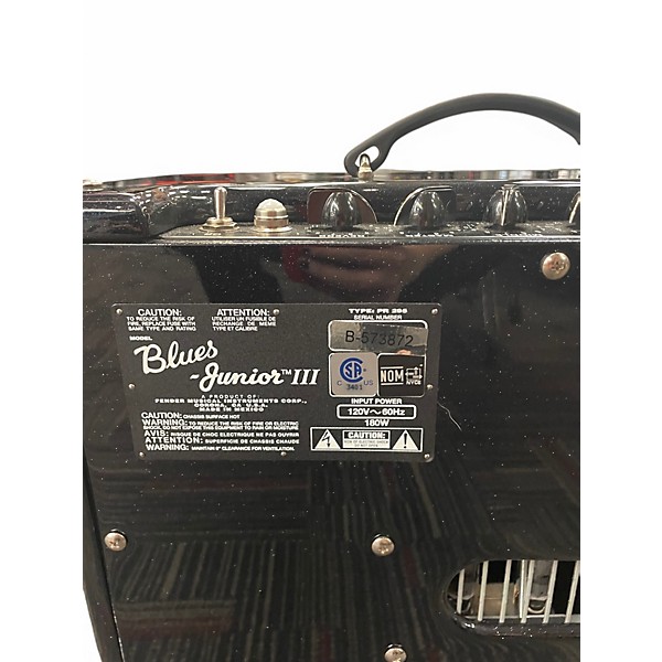 Fender Used Fender Limited Edition Black Sparkle Blues Jr III Tube Guitar Combo Amp.gc