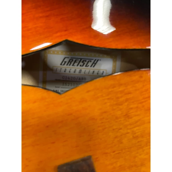 Gretsch Guitars Used Gretsch Guitars G2420T Streamliner 2 Tone Sunburst Hollow Body Electric Guitar
