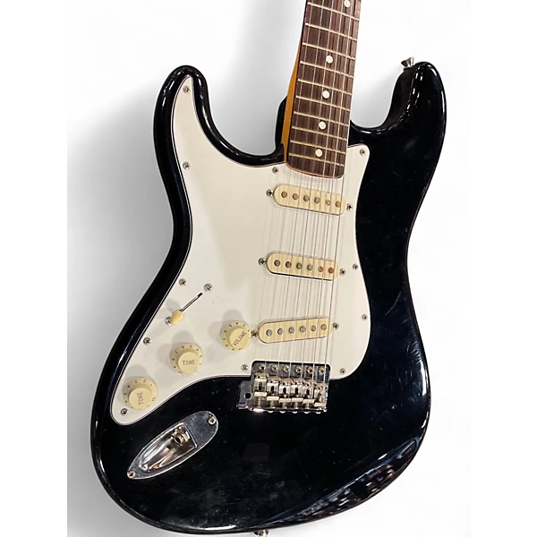 Fernandes Used Fernandes FST Left handed Black Solid Body Electric Guitar.gc