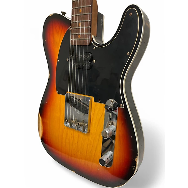 Fender Used 2023 Fender CUSTOM SHOP LTD HS TELE CUSTOM 3 Color Sunburst Solid Body Electric Guitar.gc