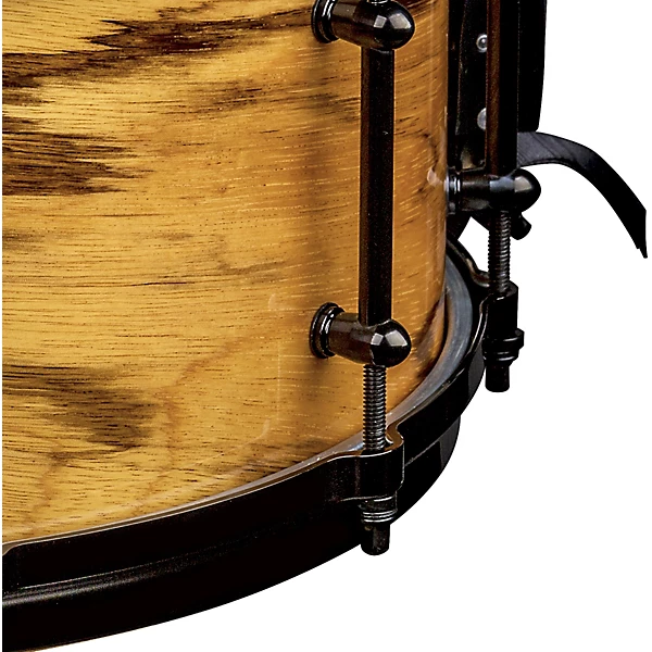 Dios Maple Snare Drum with Exotic Zebra Wood Veneer