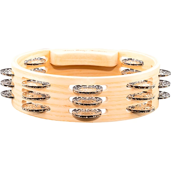 MEINL Artisan Edition Compact Tambourine with Steel Jingles 3 Row 8 in.