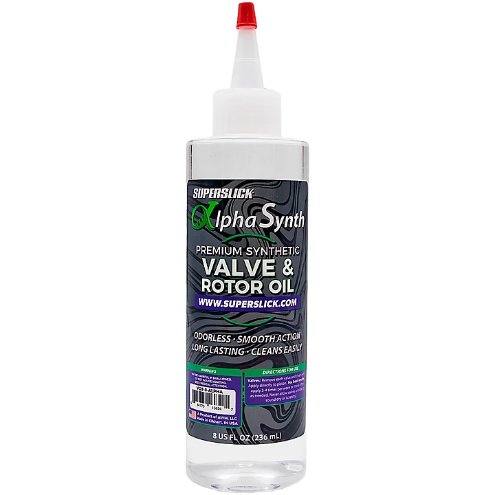 AlphaSynth Light Viscosity Synthetic Valve and Rotor Oil Refill 8 oz