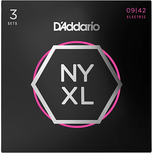 NYXL0942 Super Light 3 Pack Electric Guitar Strings