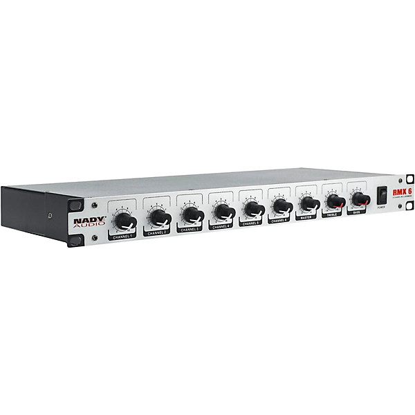 Nady RMX 6 Rackmount 6 Channel Mic Line Mixer Level 1 630417004000000.gc