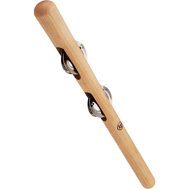 LP Maple Tambo Stick with Steel Jingles