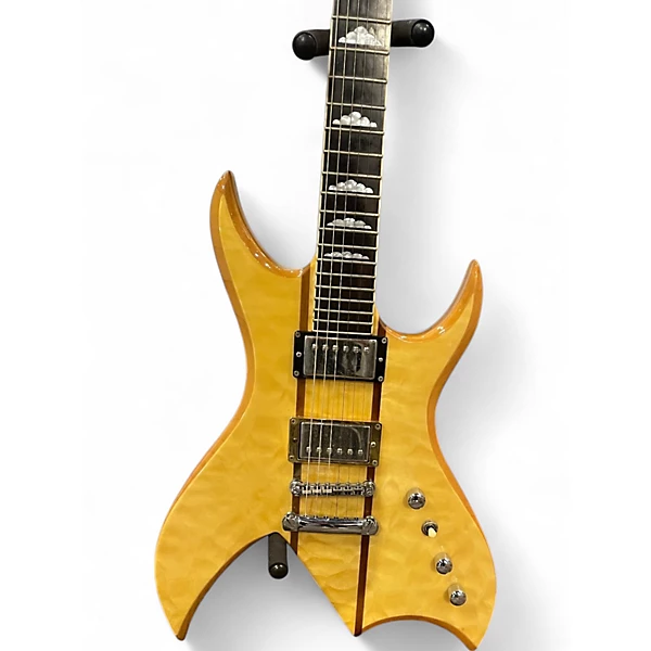 Used B.C. Rich BICH NJ Classic Series Natural Solid Body Electric Guitar