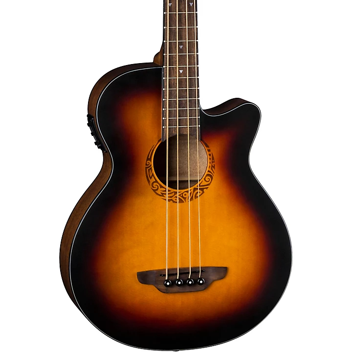 Tribal Acoustic Electric Bass Tobacco Sunburst
