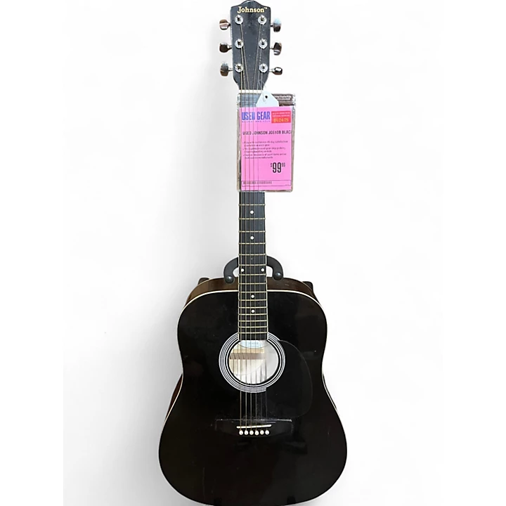 Johnson Used Johnson JG610B Black Acoustic Guitar.gc