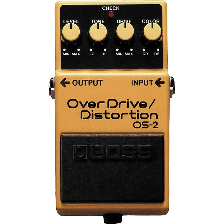 OS 2 Overdrive Distortion Guitar Effects Pedal