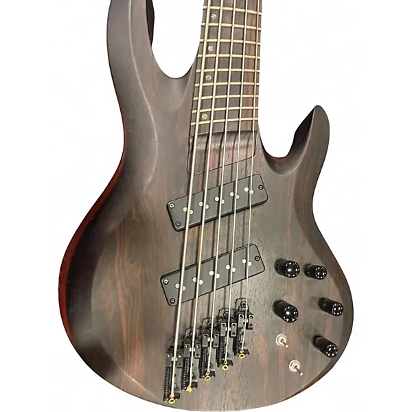 ESP Used 2020s ESP LTD B1005MS Walnut Electric Bass Guitar.gc