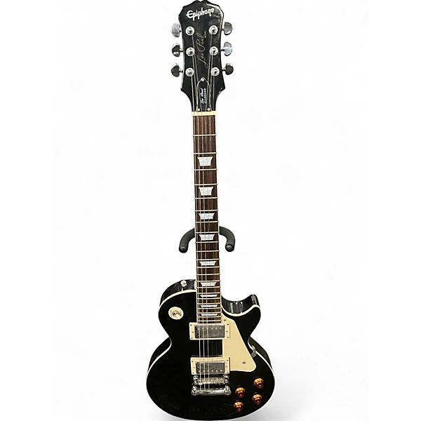 Epiphone Used Epiphone Les Paul Standard BLACK Solid Body Electric Guitar