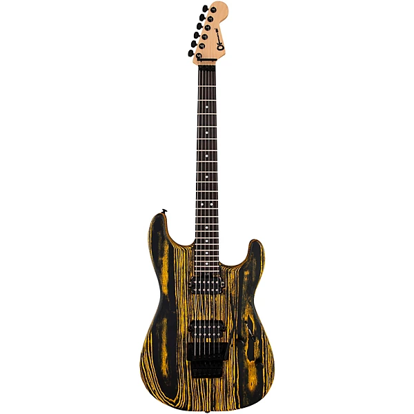 Charvel Pro Mod San Dimas Style 1 HH FR E Ash Electric Guitar Level 1 Old Yella K59695004005000.gc