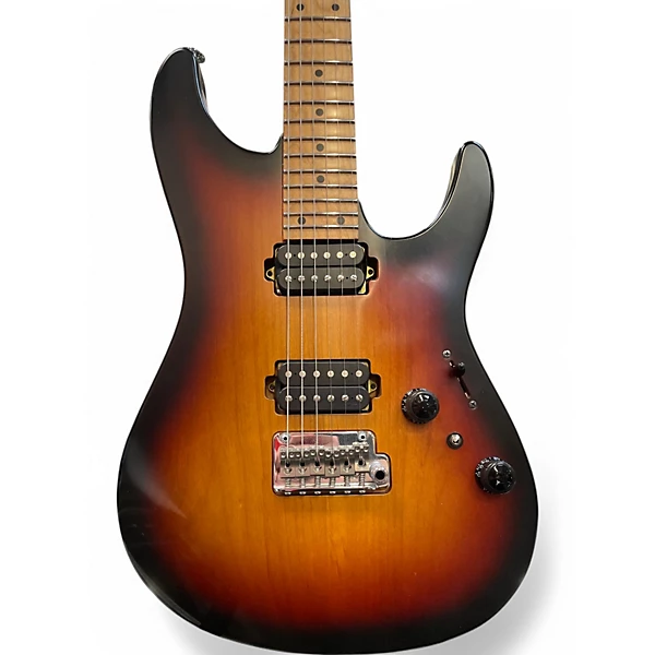 Used Ibanez AZ2402 Prestige Tri Fade Burst Solid Body Electric Guitar