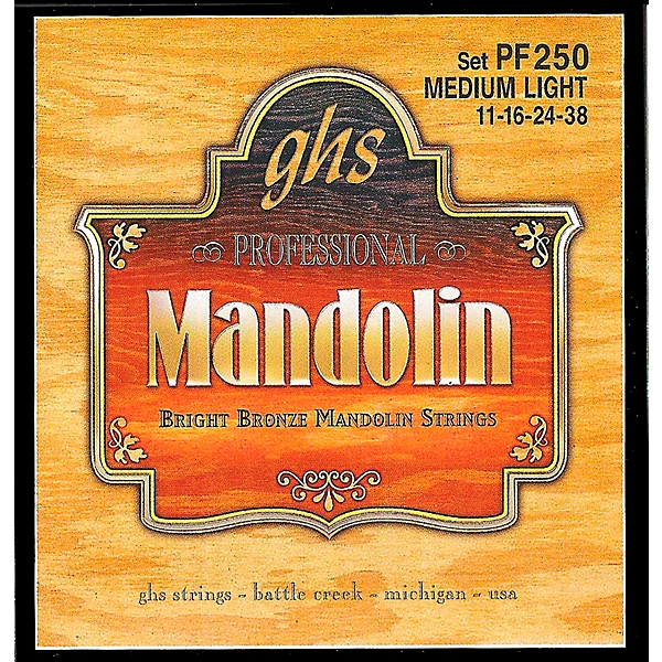 Bright Bronze Mandolin Strings Medium Light