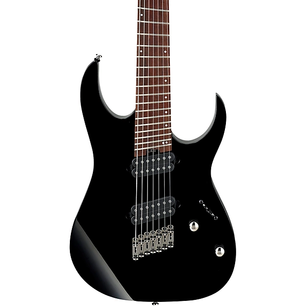 RGMS7 Multi Scale 7 String Electric Guitar Black