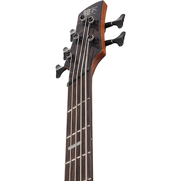 Ibanez Left Handed SRMS805L 5 String Multi Scale Electric Bass Guitar Deep Twilight