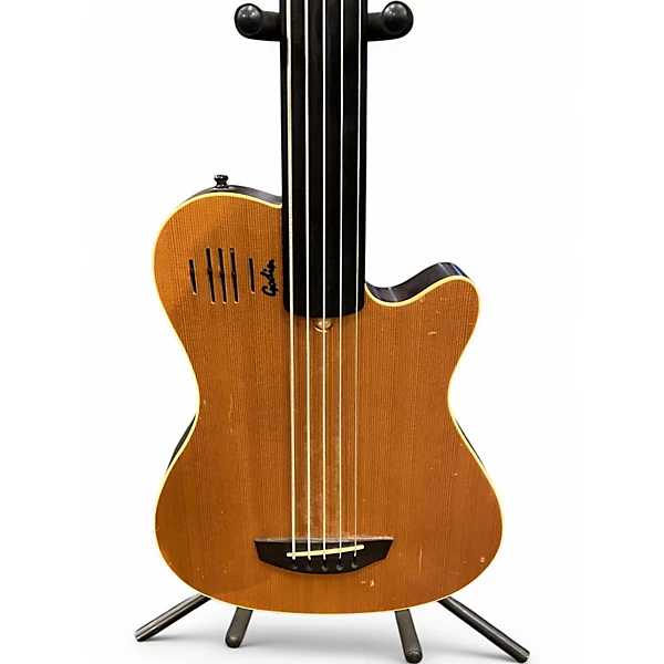 Used Godin A5 Ultra 5 String Natural Acoustic Bass Guitar