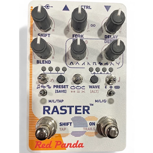 Used Red Panda Raster Effect Pedal