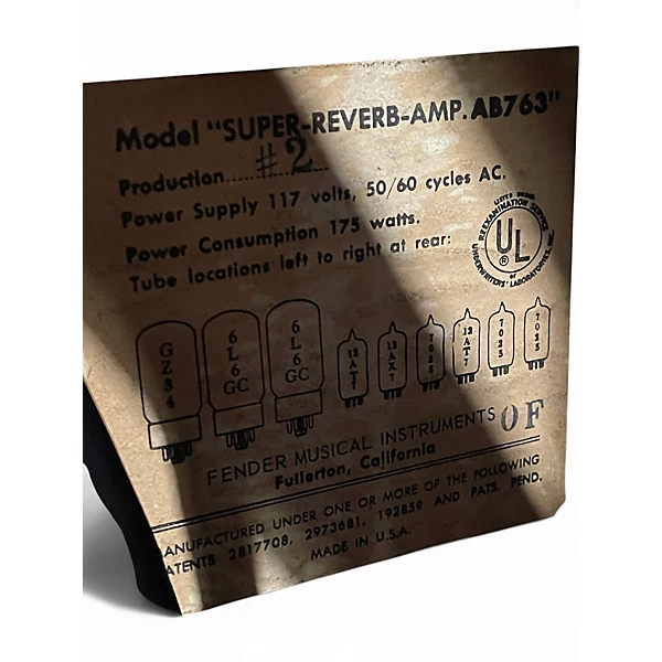 Used Fender 1965 Reissue Deluxe Reverb 22W Tube Guitar Combo Amp