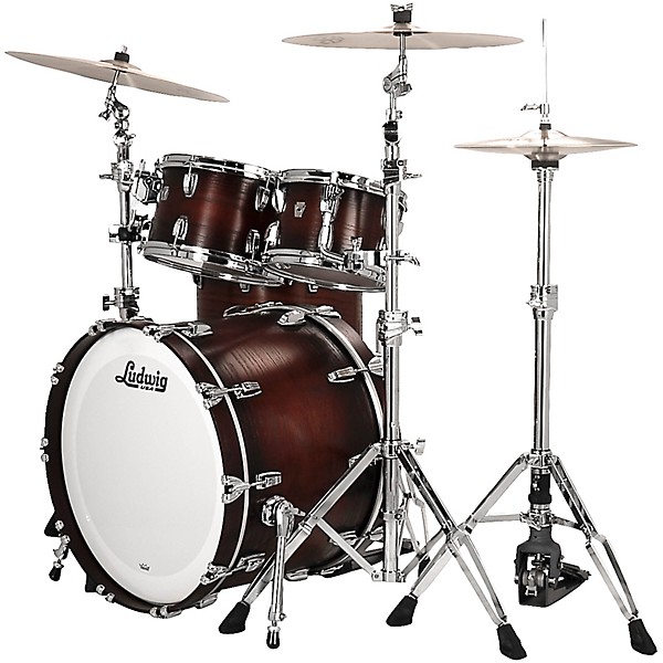 Ludwig Classic Oak 4 Piece Studio Shell Pack With 22\
