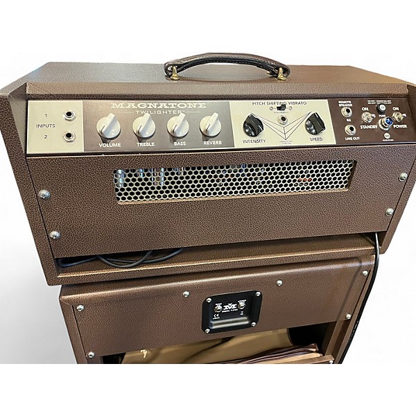 Used 2020s Magnatone twilighter head and cab Guitar Stack