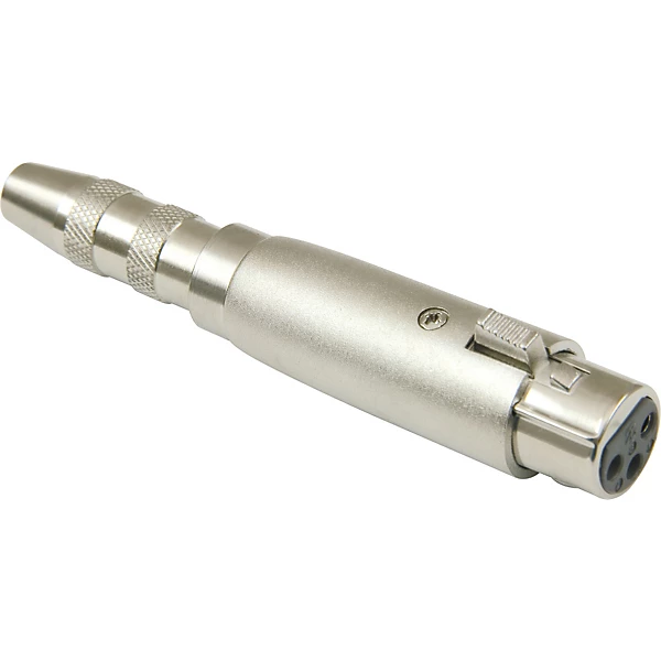 XLR Female to 1 4 Female Stereo Adapter Nickel
