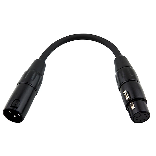 Lighting Cable DMX Adapter 5 pinF to 3 pinM XLR 6 in