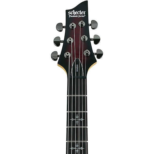 Schecter Guitar Research Demon 6 Electric Guitar Crimson Red Burst