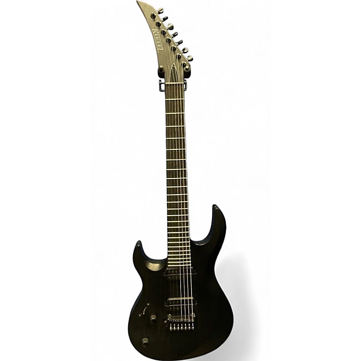 In Store Used Used Kiesel Aries 7 String Transparent Black Solid Body Electric Guitar.gc