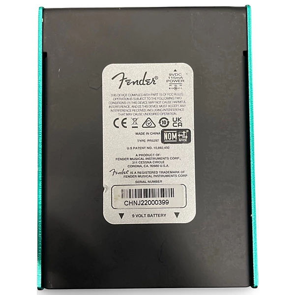 Fender Used Fender Marine Layer Reverb Effect Pedal