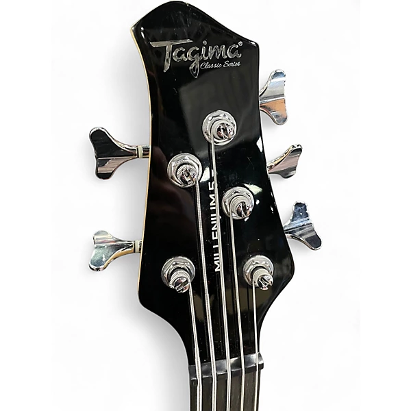 Used Tagima Millenium 5 Black Electric Bass Guitar