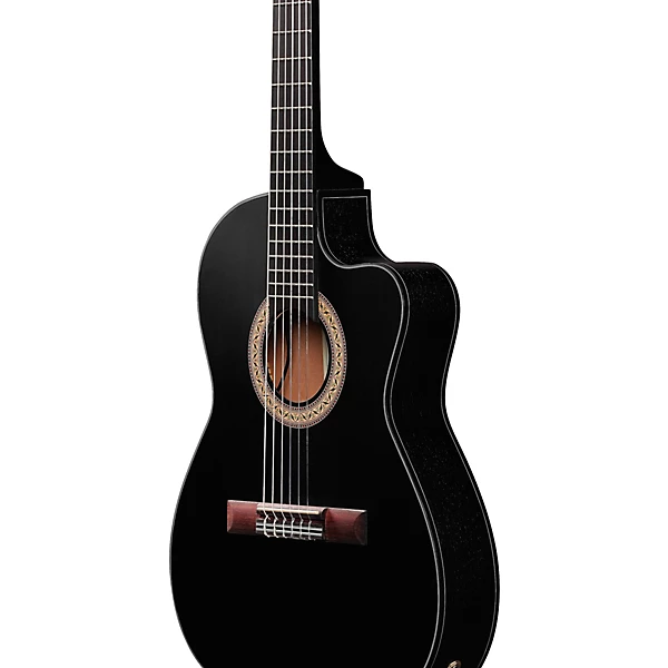 Ibanez GA5MHTCE Classical Acoustic Electric Guitar Weathered Black