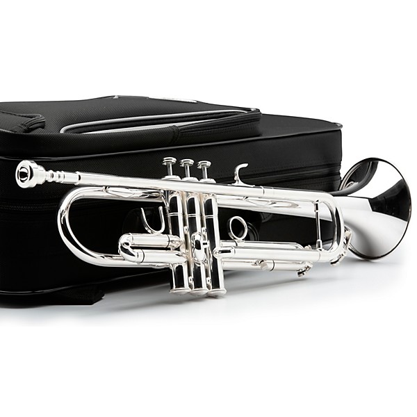 JTR1100S Performance Series Bb Trumpet with Reverse Leadpipe Silver plated Yellow Brass Bell