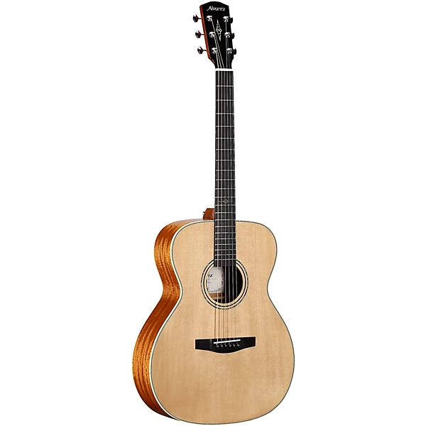 Alvarez LF60e Laureate Series Folk OM Acoustic Electric Guitar Level 1 Natural M18808004001000.gc