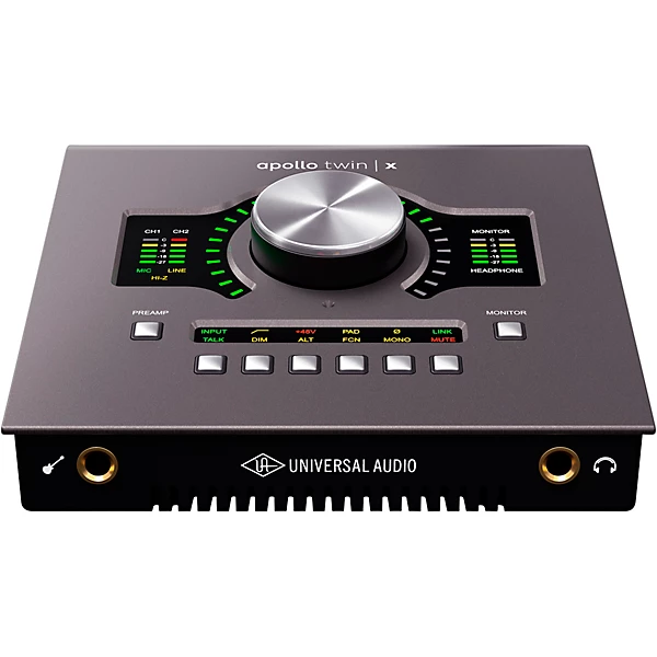 Universal Audio Apollo Twin X QUAD Heritage Edition Thunderbolt 3 Audio Interface Level 1 L81213004000000.gc