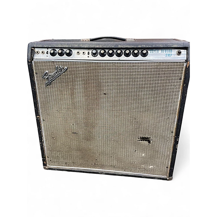 Vintage 1968 Fender Super Reverb 4x10 Tube Guitar Combo Amp