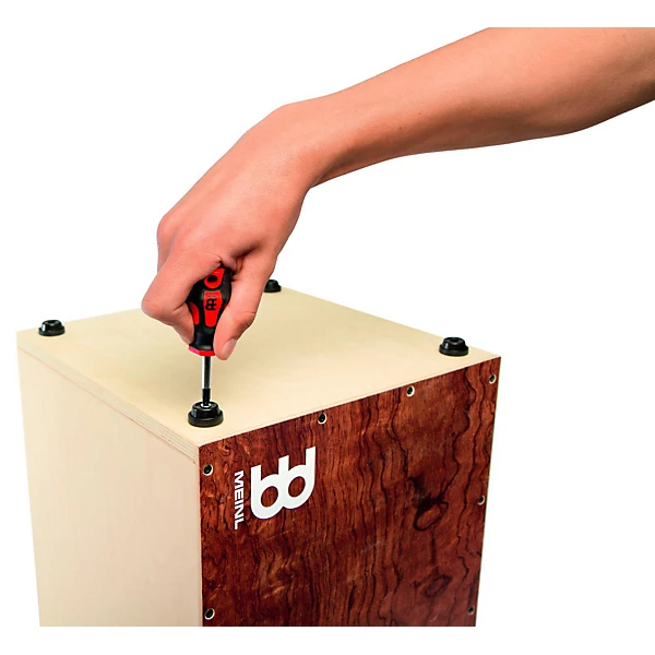 Deluxe Make Your Own Cajon Bubinga Burl Frontplate