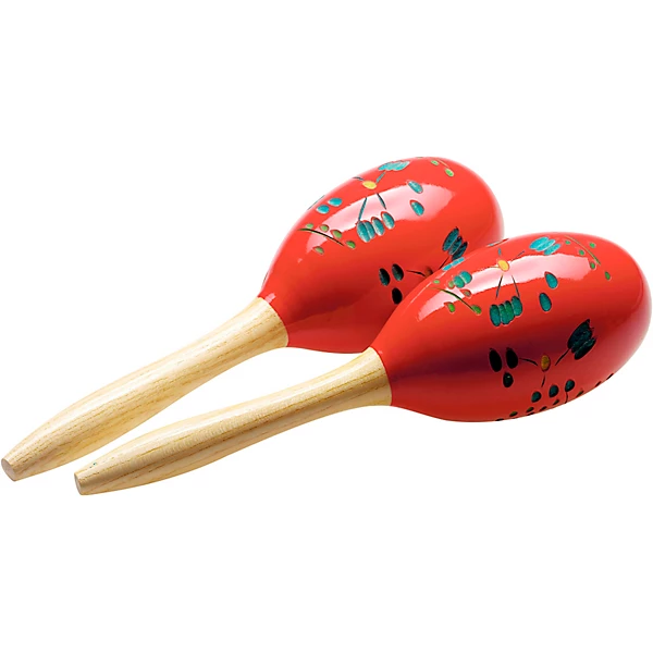 Stagg MRW 29 Wooden Maracas Flower Finish Red