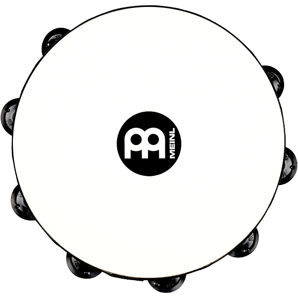 Touring Synthetic Head Wood Tambourine Two Rows Red