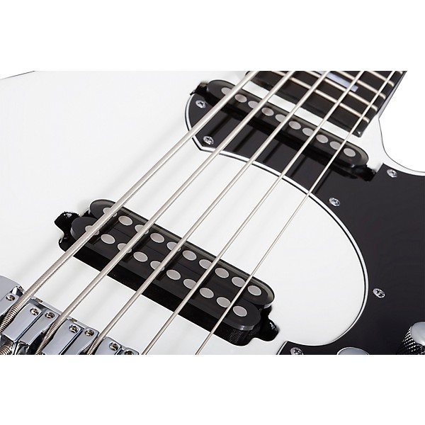 Schecter Guitar Research Stargazer 5 Electric Bass Guitar Gloss White