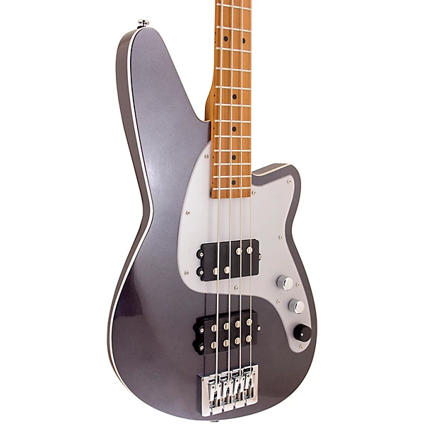 Reverend Mercalli 4 Roasted Maple Electric Bass Gunmetal