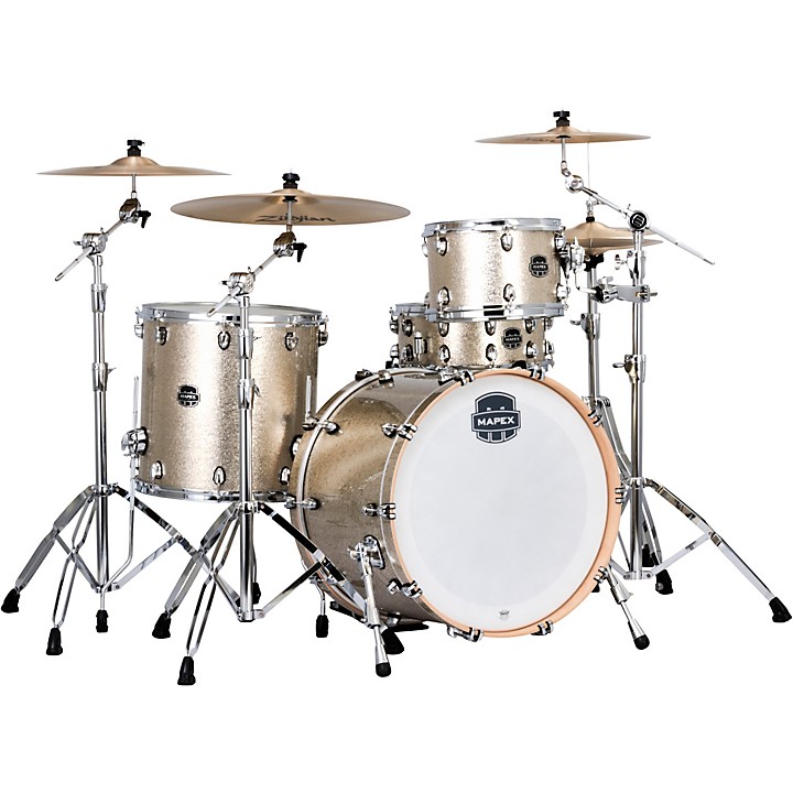 Open Box Mapex Saturn V Tour 3 Piece Shell Pack with 22 in. Bass Drum Level 1 Vintage Sparkle
